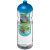 H2O Base® 650 ml dome lid sport bottle & infuser, PET, PP Plastic, Transparent,aqua blue