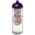 H2O Base® 650 ml dome lid sport bottle & infuser, PET, PP Plastic, Transparent,Purple  