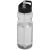 H2O Base® 650 ml spout lid sport bottle, PET, PP Plastic, Transparent, solid black