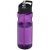 H2O Base® 650 ml spout lid sport bottle, PET, PP Plastic, Purple