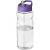 Sticla de apa, sport, 650 ml, 22.4xØ 7.35 cm, H2O, 20IUN0565, Transparent, Violet, PET, Polipropilena