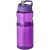 Sticla de apa, sport, 650 ml, 22.4xØ 7.35 cm, H2O, 20IUN0557, Violet, PET, Polipropilena