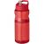 Sticla de apa, sport, 650 ml, 22.4xØ 7.35 cm, H2O, 20IUN0558, Rosu, PET, Polipropilena