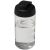 H2O Bop® 500 ml flip lid sport bottle, PET, PP Plastic, Transparent, solid black