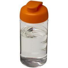   H2O Bop® 500 ml flip lid sport bottle, PET, PP Plastic, Transparent,Orange  