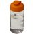 H2O Bop® 500 ml flip lid sport bottle, PET, PP Plastic, Transparent,Orange  
