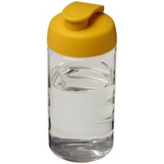   H2O Bop® 500 ml flip lid sport bottle, PET, PP Plastic, Transparent,Yellow  