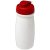 H2O Pulse® 600 ml flip lid sport bottle, PET, PP Plastic, White, Red  