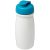 H2O Pulse® 600 ml flip lid sport bottle, PET, PP Plastic, White,Aqua