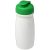 H2O Pulse® 600 ml flip lid sport bottle, PET, PP Plastic, White, Green  