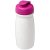 H2O Pulse® 600 ml flip lid sport bottle, PET, PP Plastic, White,Pink  