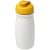 H2O Pulse® 600 ml flip lid sport bottle, PET, PP Plastic, White,Yellow  
