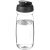 Sticla de apa, sport, 600 ml, 20.5xØ 7.35 cm, H2O, 20IUN0635, Transparent, Negru, PET, Polipropilena