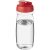 Sticla de apa, sport, 600 ml, 20.5xØ 7.35 cm, H2O, 20IUN0634, Transparent, Rosu, PET, Polipropilena