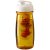 H2O Pulse® 600 ml flip lid sport bottle & infuser, PET, PP Plastic, Yellow,White