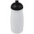 H2O Pulse® 600 ml dome lid sport bottle, PET, PP Plastic, White, solid black
