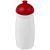 H2O Pulse® 600 ml dome lid sport bottle, PET, PP Plastic, White, Red  