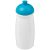 H2O Pulse® 600 ml dome lid sport bottle, PET, PP Plastic, White,Aqua