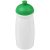 H2O Pulse® 600 ml dome lid sport bottle, PET, PP Plastic, White, Green  