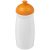 H2O Pulse® 600 ml dome lid sport bottle, PET, PP Plastic, White,Orange  