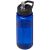 H2O Octave Tritan™ 600 ml spout lid sport bottle, Tritan™, PP Plastic, Blue, solid black