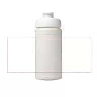   Baseline® Plus 500 ml flip lid sport bottle, LDPE, PP Plastic, White