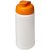 Baseline® Plus 500 ml flip lid sport bottle, LDPE, PP Plastic, White,Orange  