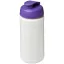 Baseline® Plus 500 ml flip lid sport bottle, LDPE, PP Plastic, White,Purple  