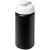 Baseline® Plus 500 ml flip lid sport bottle, LDPE, PP Plastic, solid black,White