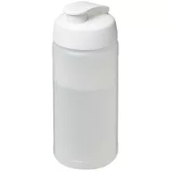   Baseline® Plus 500 ml flip lid sport bottle, LDPE, PP Plastic, Transparent,White