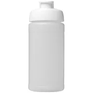   Baseline® Plus 500 ml flip lid sport bottle, LDPE, PP Plastic, Transparent,White