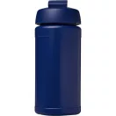Baseline® Plus 500 ml flip lid sport bottle, LDPE, PP Plastic, Blue
