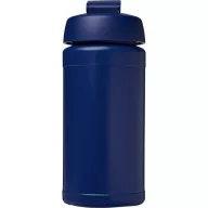   Baseline® Plus 500 ml flip lid sport bottle, LDPE, PP Plastic, Blue
