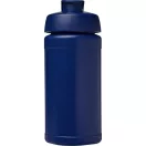 Baseline® Plus 500 ml flip lid sport bottle, LDPE, PP Plastic, Blue