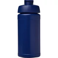  Baseline® Plus 500 ml flip lid sport bottle, LDPE, PP Plastic, Blue