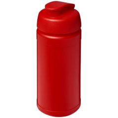   Baseline® Plus 500 ml flip lid sport bottle, LDPE, PP Plastic, Red
