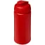 Baseline® Plus 500 ml flip lid sport bottle, LDPE, PP Plastic, Red