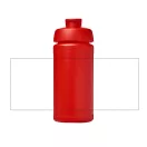 Baseline® Plus 500 ml flip lid sport bottle, LDPE, PP Plastic, Red
