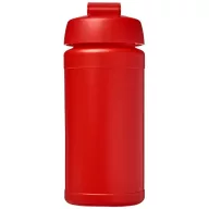   Baseline® Plus 500 ml flip lid sport bottle, LDPE, PP Plastic, Red