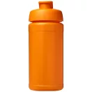 Baseline® Plus 500 ml flip lid sport bottle, LDPE, PP Plastic, Orange