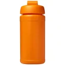 Baseline® Plus 500 ml flip lid sport bottle, LDPE, PP Plastic, Orange