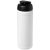 Baseline® Plus 750 ml flip lid sport bottle, LDPE, PP Plastic, White, solid black