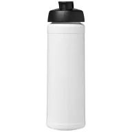   Baseline® Plus 750 ml flip lid sport bottle, LDPE, PP Plastic, White, solid black