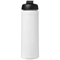   Baseline® Plus 750 ml flip lid sport bottle, LDPE, PP Plastic, White, solid black
