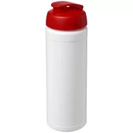   Baseline® Plus 750 ml flip lid sport bottle, LDPE, PP Plastic, White, Red  