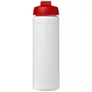 Baseline® Plus 750 ml flip lid sport bottle, LDPE, PP Plastic, White, Red  