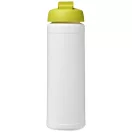Baseline® Plus 750 ml flip lid sport bottle, LDPE, PP Plastic, White,Lime green