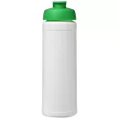 Baseline® Plus 750 ml flip lid sport bottle, LDPE, PP Plastic, White, Green  