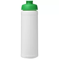   Baseline® Plus 750 ml flip lid sport bottle, LDPE, PP Plastic, White, Green  