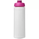 Baseline® Plus 750 ml flip lid sport bottle, LDPE, PP Plastic, White,Pink  